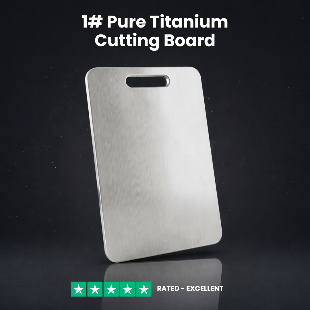100% Pure Titanium Cutting Board