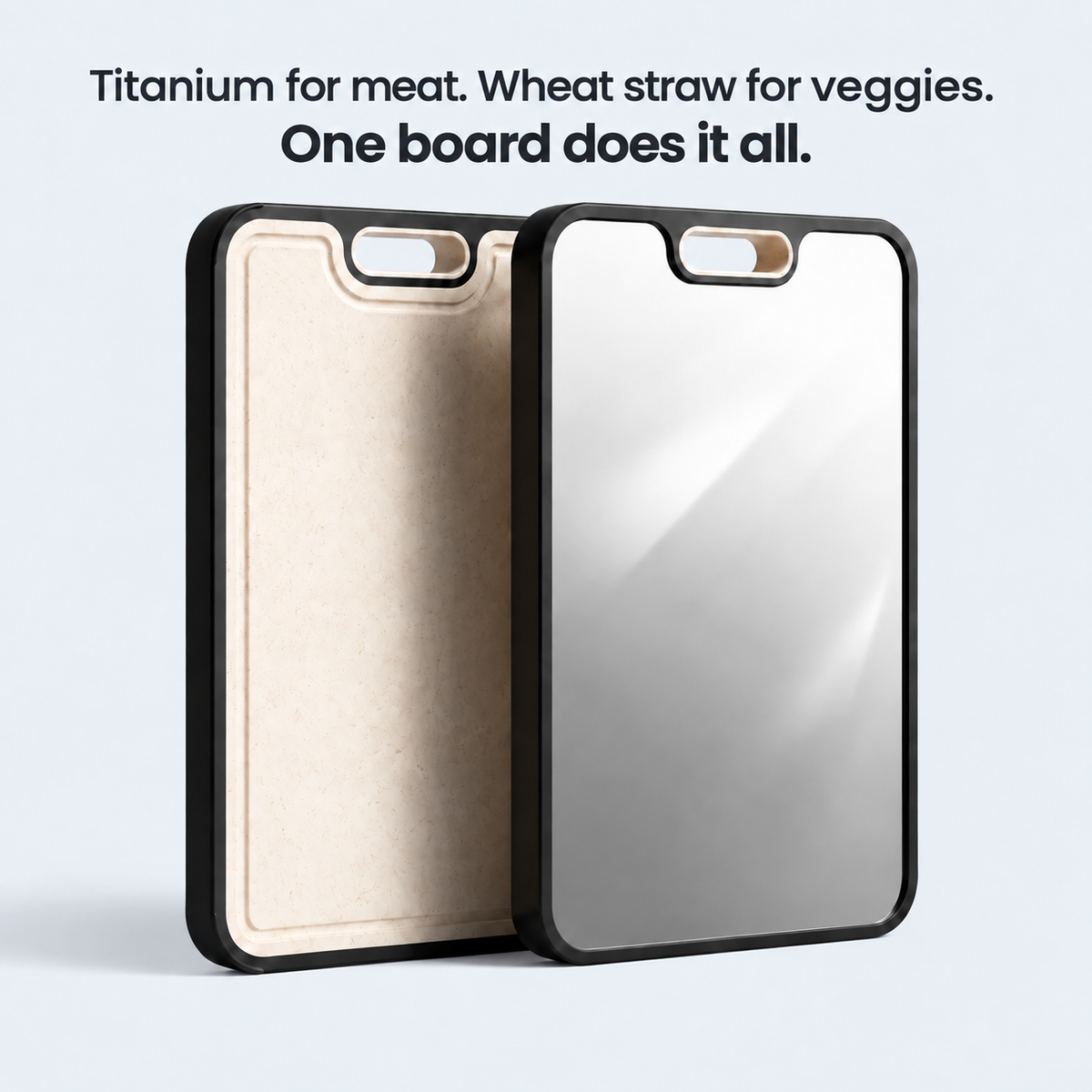 Two-Sided Titanium Cutting Board