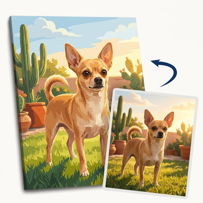 Kit de Pintura por Números Personalizado