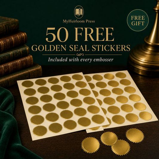 FREE 50 Golden Seal Stickers